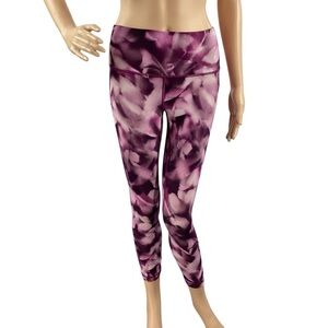 Lululemon Wunder Under Hi‑Rise 7/8 Tight 25" Size 4 Blush Blossom Alpine White